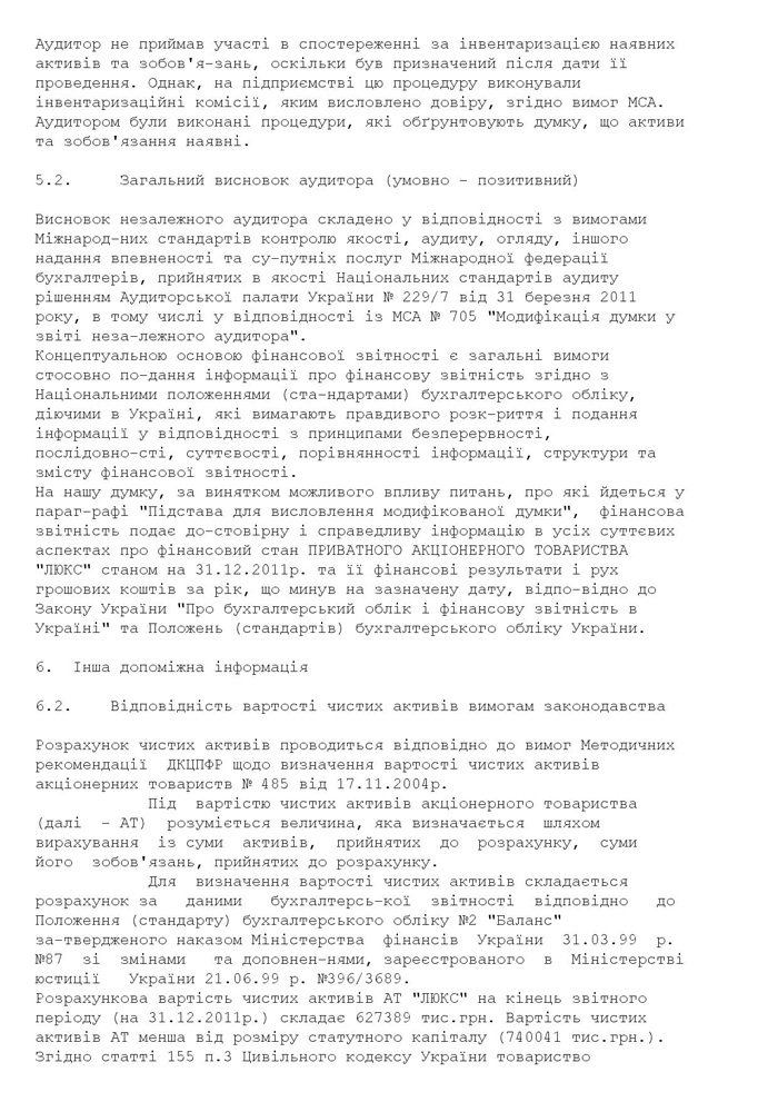 Опис бізнесу