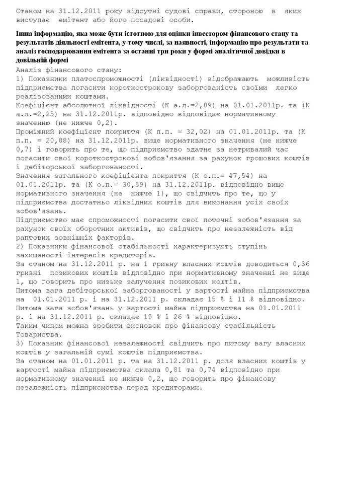 Опис бізнесу