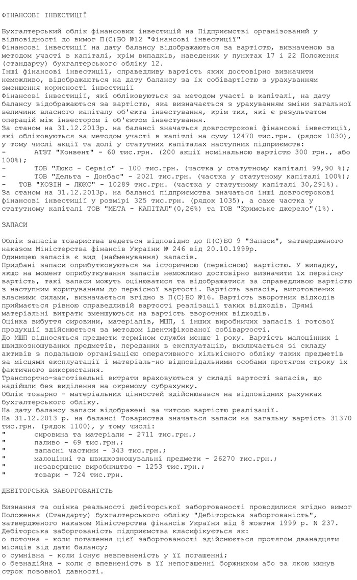 Річна фінансова звітність