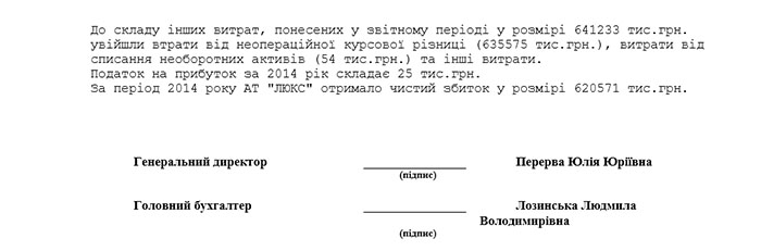 Річна фінансова звітність