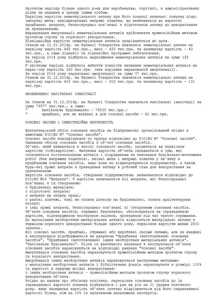 Річна фінансова звітність