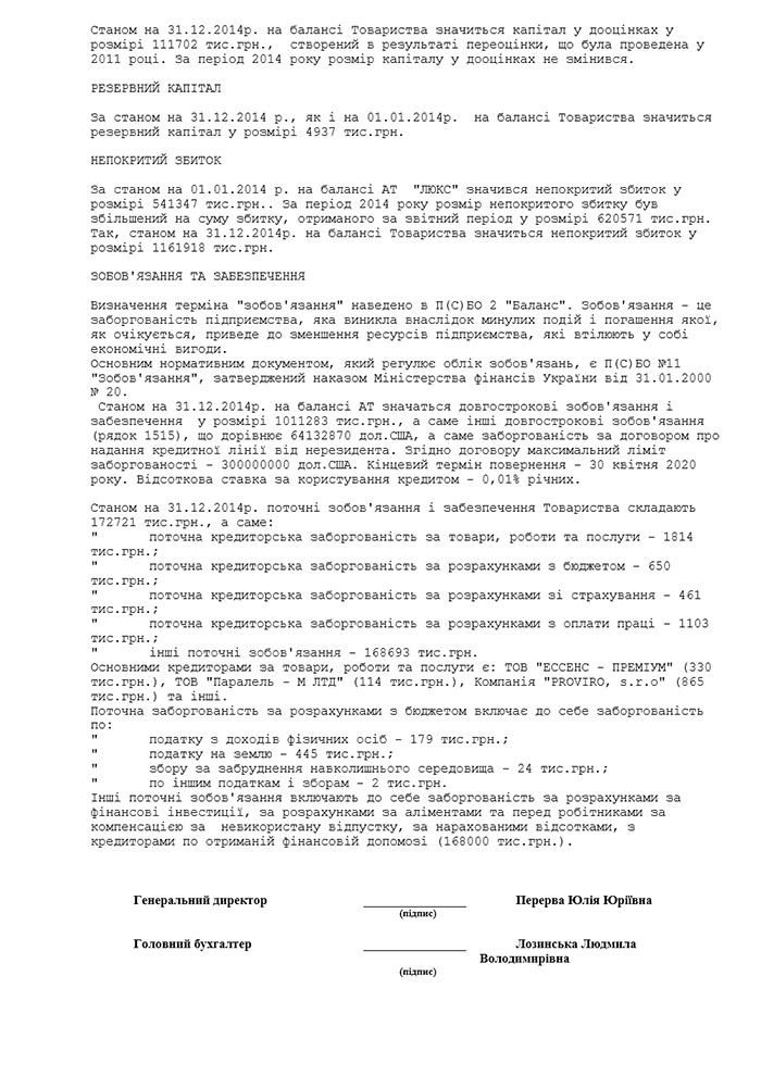 Річна фінансова звітність